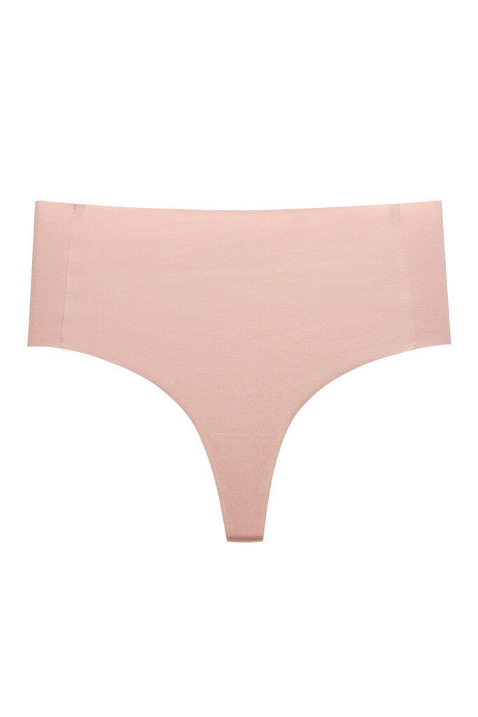 Soft Contour Ultra High Rise Thong Misty Rose PO Front