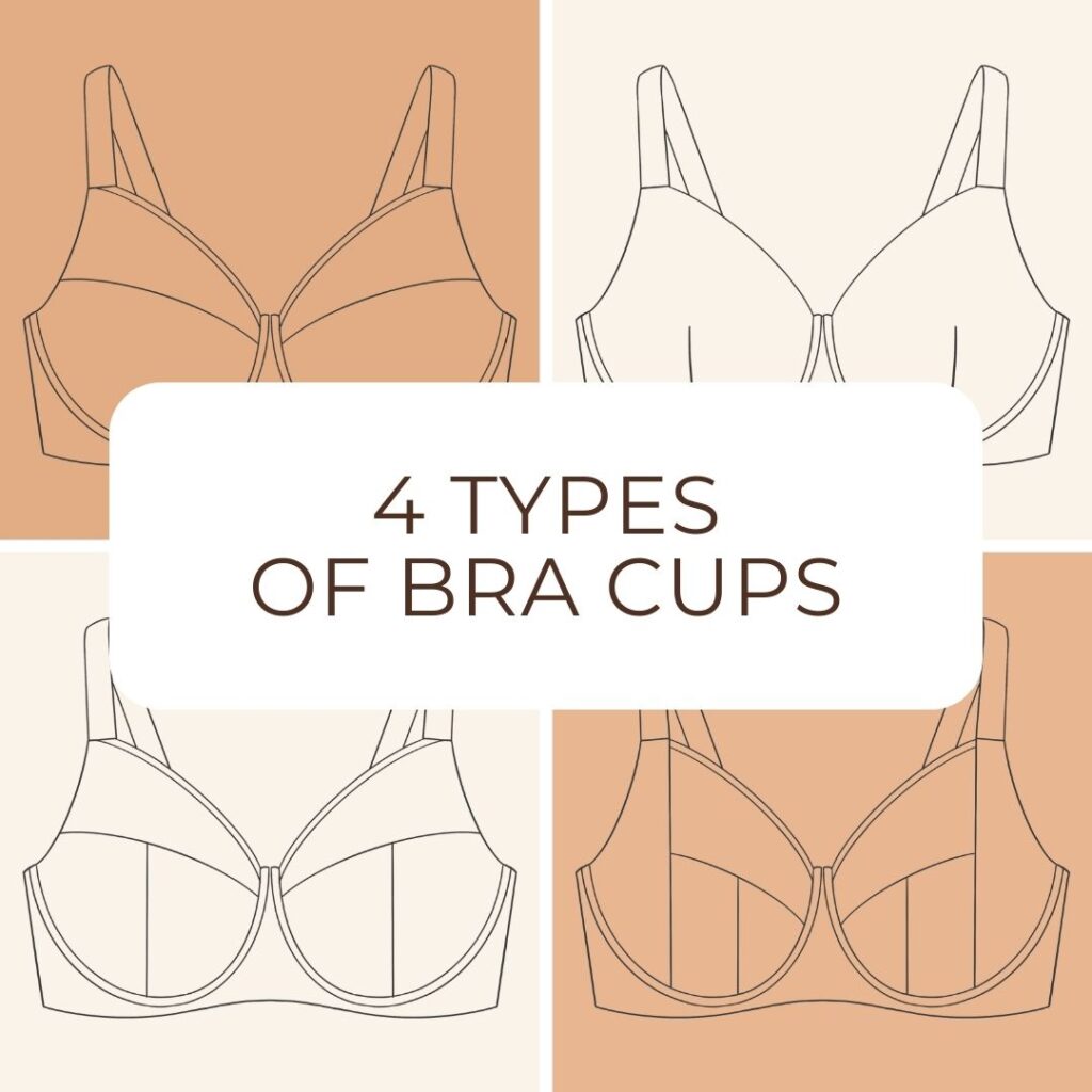 4 types of bra cups